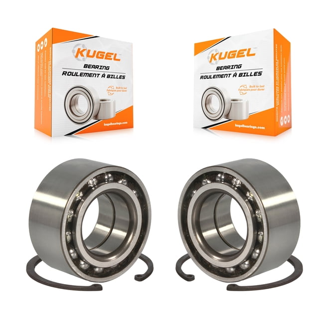 Kugel Front Wheel Bearing Pair for Car Toyota Corolla Prizm Geo Chevrolet - Left Right Side (Driver Passenger) K70-100487