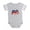 Heather Gray, variant on CafePress - Glitter Print Republican El - Cute Infant Baby Football Bodysuit