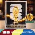 thumbnail image 3 of Trofeo COPA MUNDIAL DE LA FIFA 2026 Dorado 8 cm en Cubo Acrílico, 3 of 7