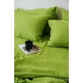 thumbnail image 5 of Pavish Export Fern Green Linen Duvet Cover Softened Linen Duvet Cover Boho Bedding Set 3 PCS Linen Bedding Set With 2Pillow Cover Full, 5 of 5