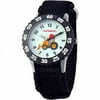 Construction Site Boys' Stainless Steel Watch, Black Strap