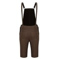 thumbnail image 4 of Fashion YLSDY 2025 Bib Overalls for Men Casual Sleeveless Holiday Coveralls Cargo Stylish Shorts Vintage Jumpsuit Rompers with Pockets Brown XXXL, 4 of 6