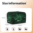 thumbnail image 5 of Fotbe Ferns Leave Green Foliage for Two Slice Toaster Cover, Fingerprint Protector, Super Soft Appliance Cover And Dust Cover,Bread Dust Cover & Fingerprint Protection, 5 of 7