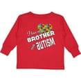 thumbnail image 3 of Inktastic I Love My Brother with Autism Boys or Girls Long Sleeve Toddler T-Shirt, 3 of 5
