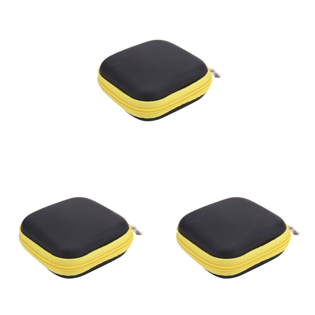 Likrtyny Nuevo Mini Square Case Bluetooth-Compatible Auricular Cable Caja almacenamiento
