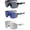 #D, variant on 3 Pack Large Frame UV400 Protection Sports Glasses, Polarized Sunglasses for Men Women Running Baseball Fishing