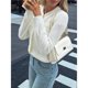thumbnail image 5 of Suéteres Tipo Cárdigan de Larga con Cuello en V para Mujer, Chaquetas de Punto Gruesas, y con Botones, para Otoño e Invierno. S, 5 of 8