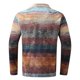 thumbnail image 5 of Camisas de manga larga con botones de solapa y costuras en bloques de colores para hombre Pompotops  oipoqjl13343, 5 of 7