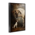 thumbnail image 2 of Stupell Industries Victorian Hound & Horse Vintage View Black Framed Giclee Art, 12 x 18, by Petals Prints Design, 2 of 8