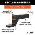 thumbnail image 2 of CURT Class 4 Heavy Duty Hitch Ball Mount 2 in Receiver, 10000 lbs Tow Capacity, 2 of 4