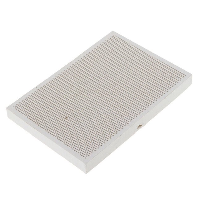 serony Ceramic Thermal Baffle Honeycomb Fire-Resistant Board Refractory Brick Jewelry Processing Tool