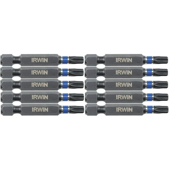 IRWIN Insert Bit,1/4",Torx,T15,PK10, 1838512