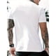 thumbnail image 2 of Camiseta informal de verano para hombre, suave y cómoda, de punto de algodón, corte regular, manga corta, cuello redondo y estampado "No nos gustan", 180 g/m²., 2 of 5