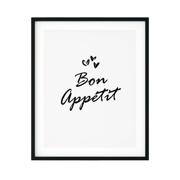 Designs ByLITA Bon Appetit 11 x 14" UNFRAMED Print Home Decor Wall Art