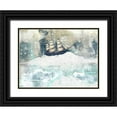 thumbnail image 1 of Ogren, Sarah 32x25 Black Ornate Wood Framed with Double Matting Museum Art Print Titled - Ship, 1 of 4