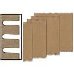 Jack Richeson Wide Notched Chipboard Student Weaving Loom, Multiple Sizes, Gray, Pack of 12