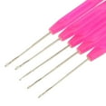 thumbnail image 4 of facefd 5 Pieces Pulling Hook Needle Tools for Micro Ring Hair Extension Tools Hair Extensions Rose Red, 4 of 8