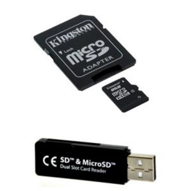 8gb microsd hc memory card and card reader for garmin gps nuvi 2350