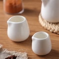 thumbnail image 5 of Exquisite Ceramic Open Mouth Gravy Boat White Coffee Creamer Container Milk Frother Cup For Sauces Milk Salad, 5 of 5