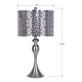thumbnail image 4 of Grandview Gallery 26.5 Inch Tall Modern Table Lamps, Grey Fabric (Set of 2), 4 of 4