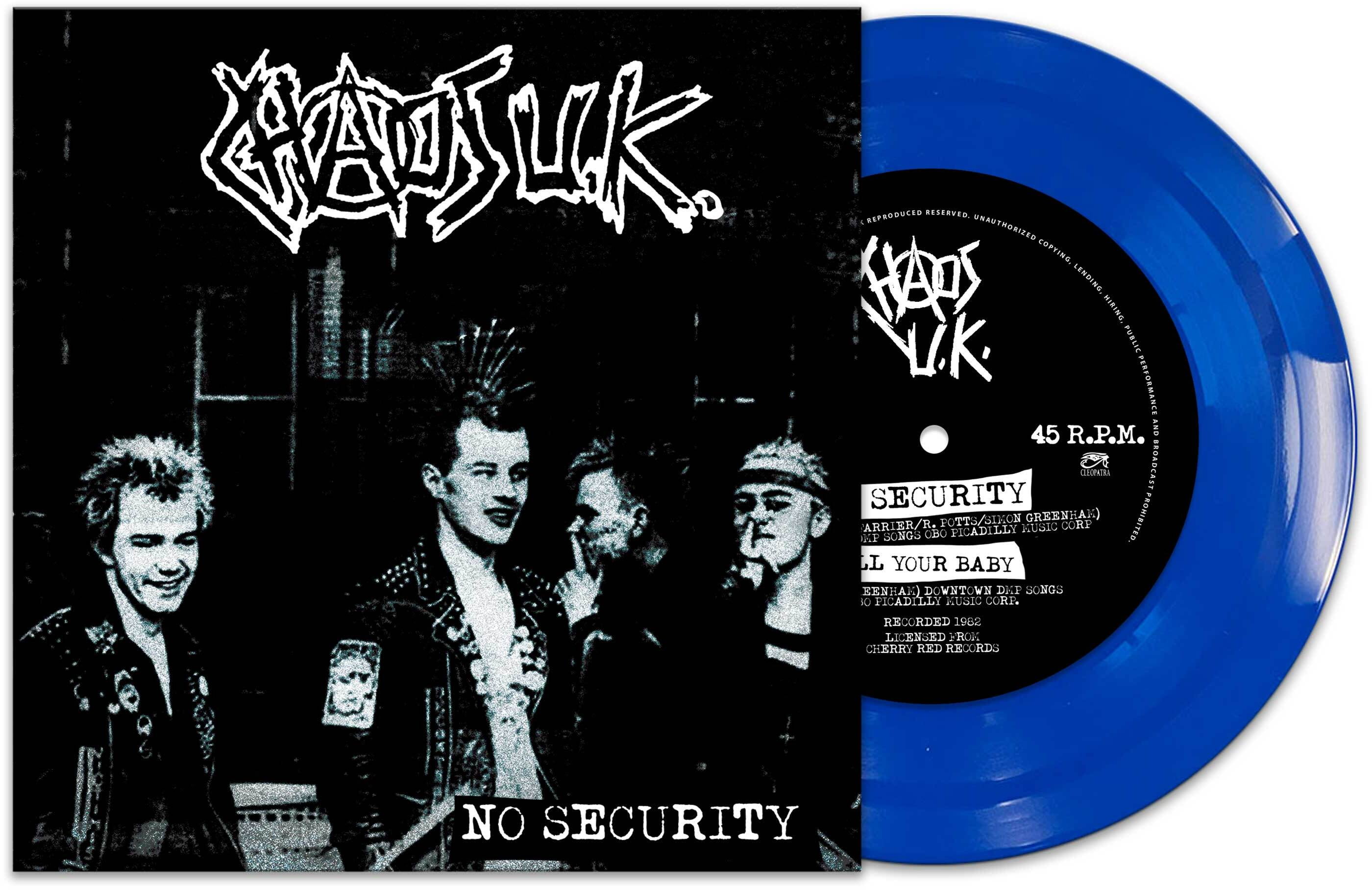 海外限定スパイク販売 - Blue - Security No - Uk Chaos Music Vinyl - Performance & ファッション