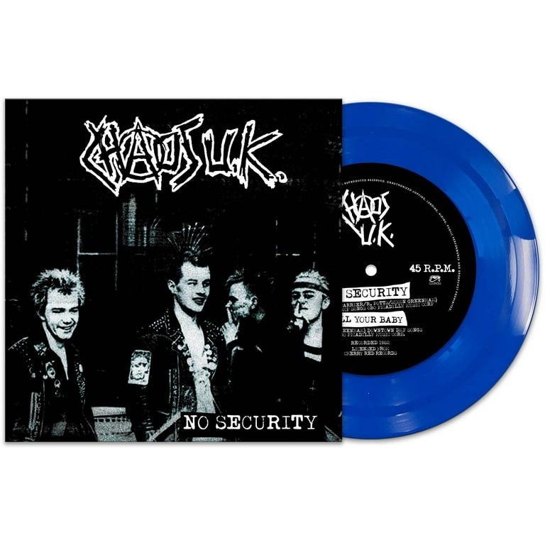 Chaos Uk - No Security - Blue - Music & Performance - Vinyl