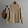 thumbnail image 2 of Sevevn Womens Sweaters Fall 2025 Ribbed Knit Raglan Long Sleeve Mock Neck Pullover Sweater Chunky Outfits, 2 of 5