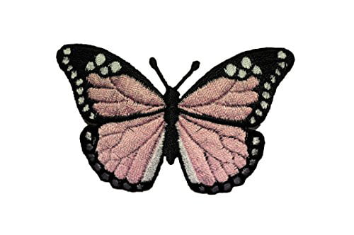 silver cross pop pink butterflies