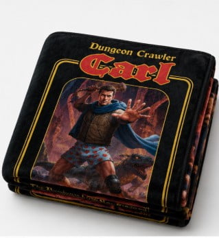 ROYAL PLUSH RASCHEL 50X60 THROW DUNGEON CRAWLER CARL - CARL