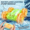 thumbnail image 3 of 2.4G RC Stunt Car Transparent Light Amphibious Vehicle Double Sided Stunt RC Car Gesture Rolling Gr, 3 of 4