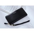 thumbnail image 2 of （3PCS）Wallet Leather Women Wallet Large Wallet Women With Zipper Gold Wallet Women Long (Gray), 2 of 4