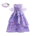 thumbnail image 3 of Disfraz de Encanto de Disney para niñas, vestido de princesa, traje de Cosplay Isabela Mirabel, Carnaval, Navidad, ropa de fiesta de cumpleaños, 3 of 5