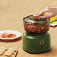 thumbnail image 5 of Electric Garlic Puree Grinder, Food Chopper, Meat Grinder, Mini Press, Vegetable Cutting Tool Brown, 5 of 5