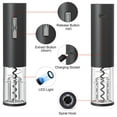 thumbnail image 3 of Electric Bottle Opener Automatic Red Wine Corkscrew with Visual Design Type-C Rechargeable Wine Bottle Corkscrew Electric Beer Opener Cork Out Tool for Wine Bottle Beer Caps, 3 of 8