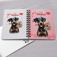 thumbnail image 4 of Happy Valentine's Day Doberman Pinscher holding flowers Spiral Bound Journal Doberman Dog Lover Gifts 5x7in Spiral Notebook - 3005, 4 of 5