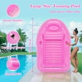thumbnail image 6 of MoKo Pool Floats Adult, Large Floating Bed with Ice Bar, Tanning Bed Pool Raft Inflatable Lounger with Drink Holder Tanning Chair Inflatable Pool Toys for Party Beach Backyard, 6 of 7
