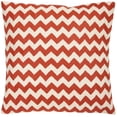 thumbnail image 3 of SAFAVIEH Urban Striped Pillow, 18" x 18", Orange Sunburst, Set of 2, 3 of 4