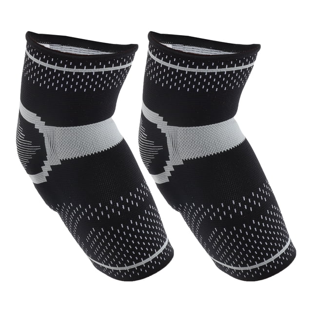 Ofertas Únicas 2 Pcs Almohadillas de Codo Flexibles Pequeñas Almohadillas de Codo Cómodas para Deporte Negros