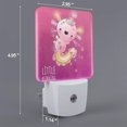 thumbnail image 3 of KLL Cute Pink Axolotl A for Night Lights,Auto Sensor Night Lamp Plug in Night Light with Dusk-to-Dawn Light Sensor LED Nightlightfor Adults & Kids Room/Bedroom/Hallway, 3 of 7