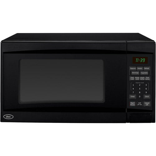 Black Oster OGZB1101 1.1 Cubic Feet Digital Microwave Oven 