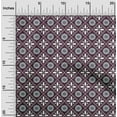 thumbnail image 1 of oneOone Velvet Wine Fabric Floral & Tiles Moroccan Craft Projects Decor Fabric Printed By The Meter 58 Inch Wide, 1 of 5