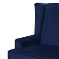 thumbnail image 6 of Bowery Hill Mid-Century Wood Glider in Ink Blue, 6 of 10