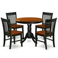 thumbnail image 2 of East West Furniture Dining Room Set Black & Cherry, ANNO5-BCH-W, 2 of 11