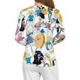 thumbnail image 4 of Adventure Time Women's Pajama Top 3D Digital Print Sleepwear Trendy Crewneck Pullovers Long Sleeve Shirts 4XL, 4 of 8