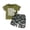 D004 Dark Green, variant on Kaprioy Toddler Boys Clothes Toddler Boys Summer 2PCS Outfits Big Bro Letter Print Short Sleeve Shirt Top Shorts Set Cute Outfits