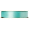 thumbnail image 4 of (4 pack) Offray Ribbon, Aqua Blue 5/8 inch Single Face Satin Polyester Ribbon, 18 feet, 4 of 9