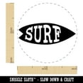 thumbnail image 2 of Surfing Surfboard Fun Text Self-Inking Rubber Stamp Ink Stamper - Green Ink - Medium 1 Inch, 2 of 7