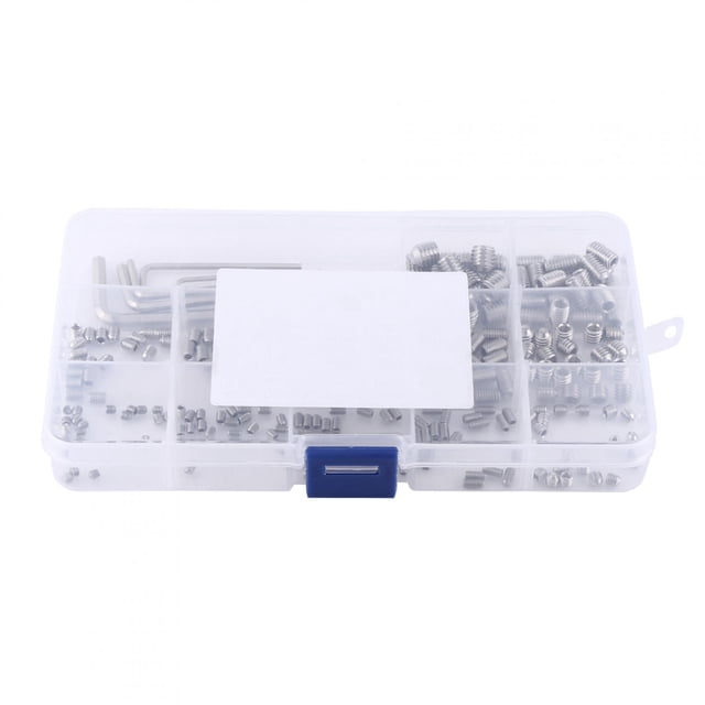 Tornillos de Fijación Nikou 240 Piezas M3/M4/M5/M6/M8 Acero Inoxidable