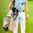 thumbnail image 5 of Naloa Autumn Mushrooms Golf Towel Golf Gift for Men and Women Golf Towel with Carabiner Clip to Quickly Remove Mud, Dirt and Sweat, 5 of 8