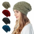 thumbnail image 2 of Gorro de hombre otoño e invierno Europa y Estados Unidos gorro de punto más gorro de terciopelo cálido con protección para los oídos gorro de lana, 2 of 5